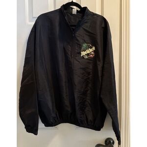 Vtg 90s Surf Style  1/4 Zip Windbreaker Myrtle‎ Beach, Made In USA